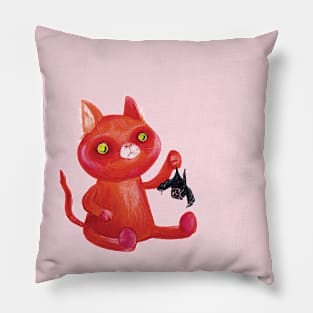 Ginger Cat - Coaly Bat Pillow