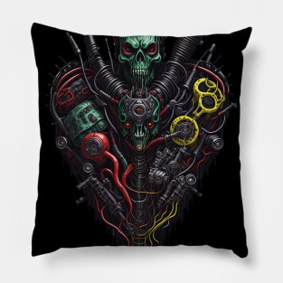 Cyborg Hearts Pillow