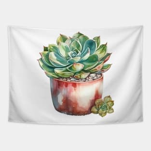 Succulents In Pot Tapestry