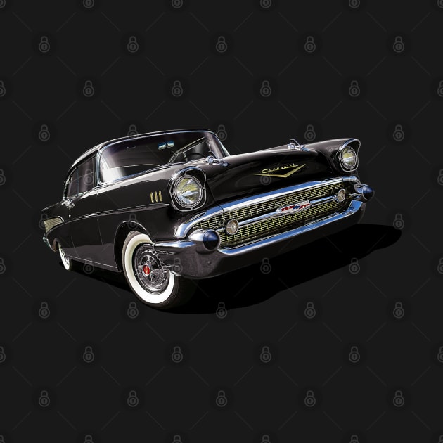 1957 chevrolet bel air in black by candcretro
