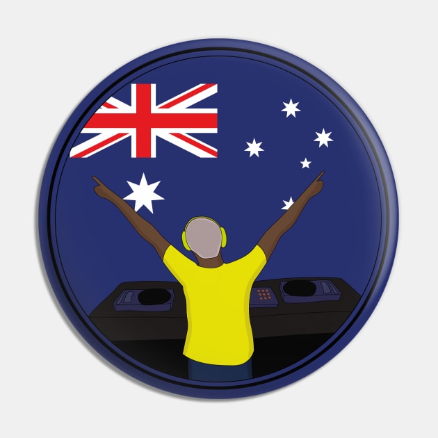 I Love Australian Music Pin by DiegoCarvalho