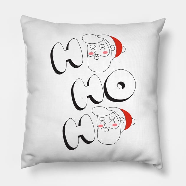 Ho ho ho! Santa's favorite ho! - Most likely to miss Christmas while gaming - Happy Christmas and a happy new year! - Available in stickers, clothing, etc Pillow by Crazy Collective