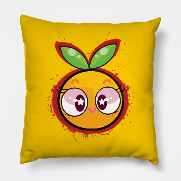 Orange Pillow by OrangeQu33n