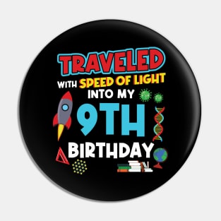 9. Birthday - Science Birthday Pin