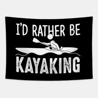 i'd rather be kayaking paddle Tapestry