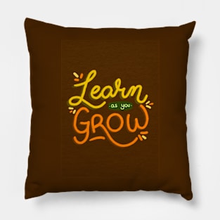 Learn As You Grow Pillow