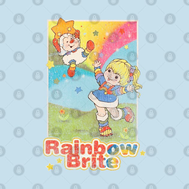 Vintage Rainbow Brite Distressed by Tangan Pengharapan