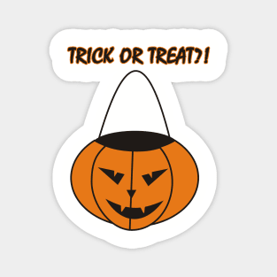 Halloween Pumpkin - Trick or treat?! Magnet