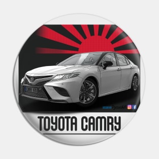 Toyota Camry White Pin