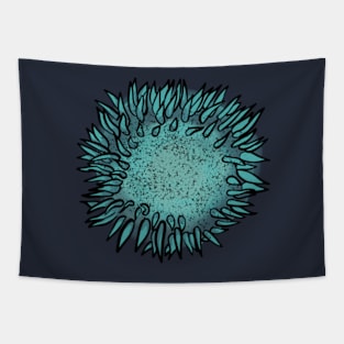 Sea Anenome Blue Tapestry