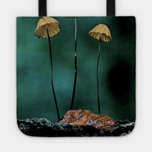 Resting Tigers Tote