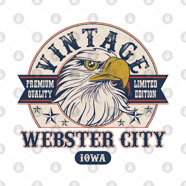 Webster City Iowa Retro Vintage Limited Edition by aavejudo