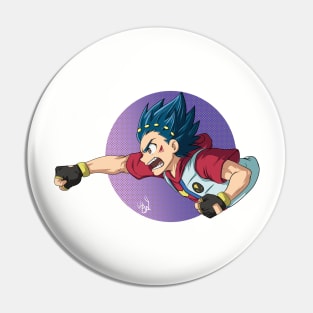 Hikaru Asahi with King Helios - Beyblade Burst - Pin