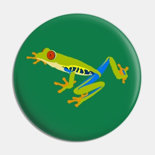 Red-Eyed Treefrog Pin