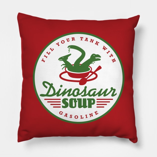 Dinosaur Soup - Ellen's Energy Adventure Pillow by GoAwayGreen