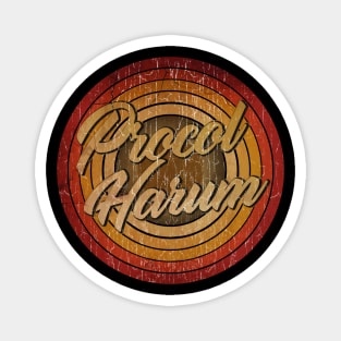 arjunthemaniac,circle vintage retro faded Procol Harum Magnet