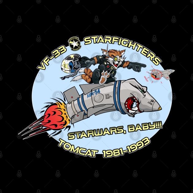 VF-33 Starfighters Nose Art Variation by MBK