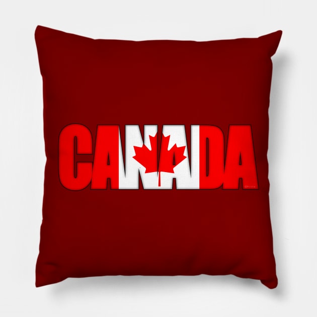 Canada Pillow by SeattleDesignCompany