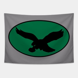 Eagles Batman Logo - Kelly Green Tapestry