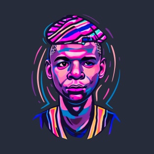 Kylian Mbappe popart Caricature T-Shirt