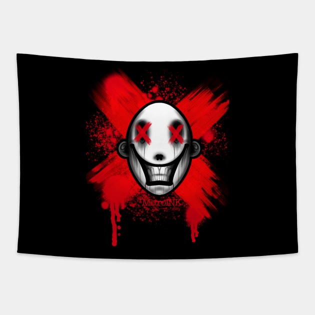 See No Evil Tapestry by MetroInk