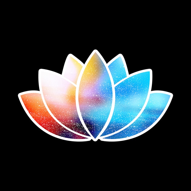 'Lotus Flower Om Namaste' Awesome Yoga Meditating by ourwackyhome