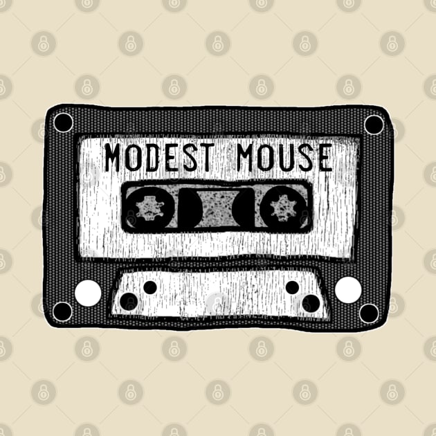 modest mouse cassette black and white by kurokurosaki