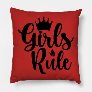 Girls rule Pillow