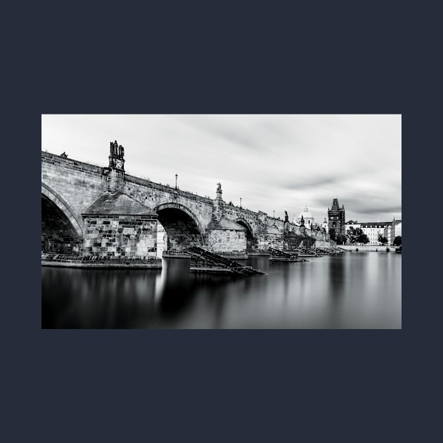 Charles Bridge under long exposure by StefanAlfonso