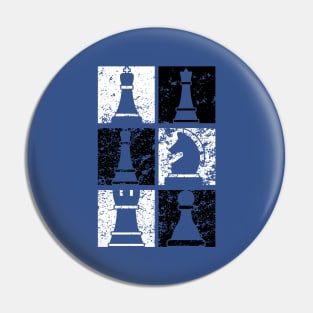 Chess figures Pin