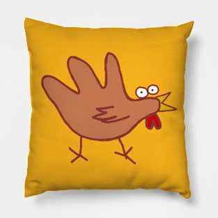 angry chicken Pillow