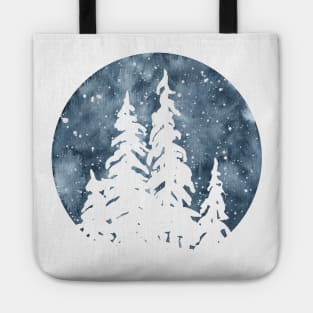 Night sky silhouettes Tote