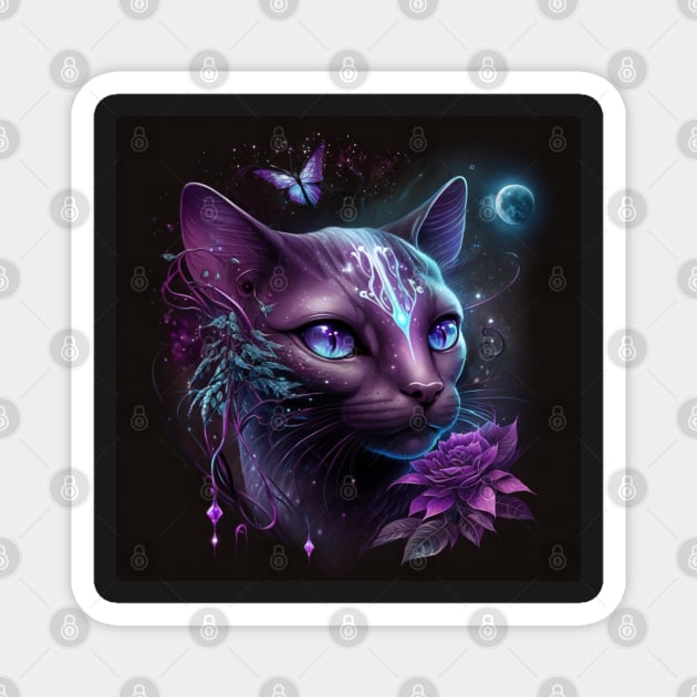 Alien Siamese Magnet by Enchanted Reverie