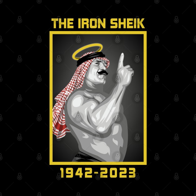 The Iron Sheik RIP 2023 by mirailecs