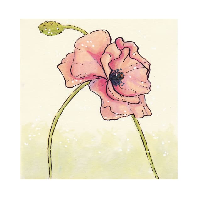 Pastel poppy by iisjah