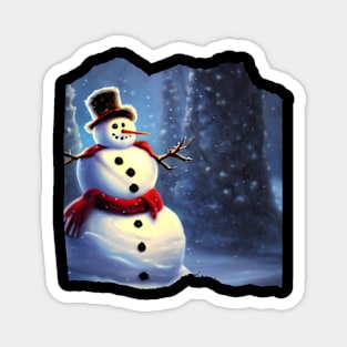 Snowman Magnet