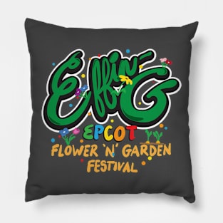 Effin G - Flower 'n' Garden Festival Pillow