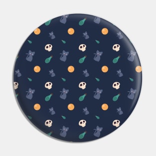 Halloween Pattern Pin