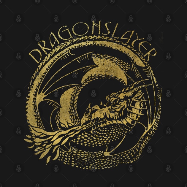 Dragonslayer (Gold Logo) by TheUnseenPeril