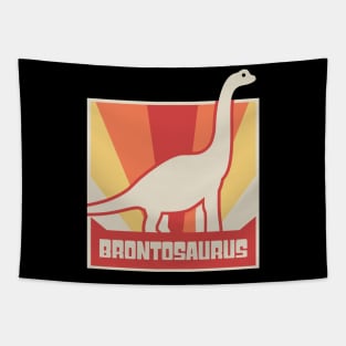 Vintage Long Neck Dinosaur Brontosaurus Tapestry