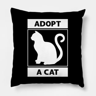 Adopt A Cat 1 Pillow