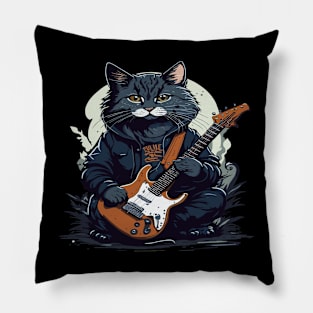 musical cat Pillow