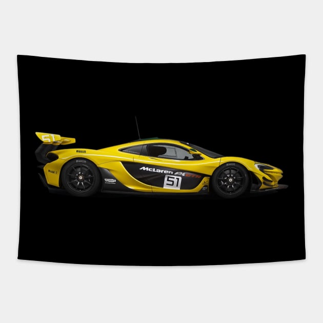 Mclaren P1 GTR 2015 Tapestry by jayaadiprastya