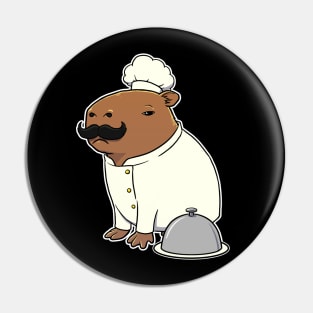 Capybara Chef Pin