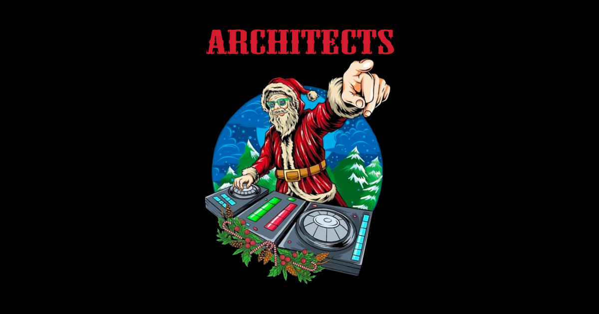 ARCHITECTS BAND XMAS Architects Band Xmas Sticker TeePublic