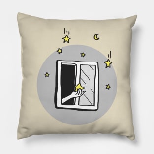 Catch A Falling Star - Right Out Your Window Pillow