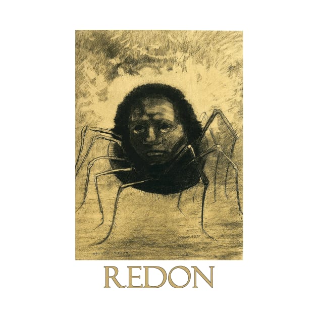 The Crying Spider (1881) by Odilon Redon by Naves