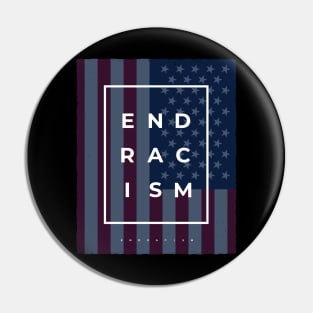 End Racism Pin