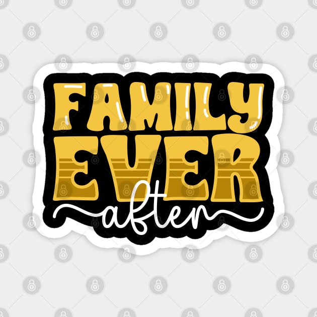 Family ever after - adoption announcement Magnet by Modern Medieval Design