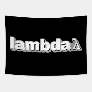 Lambda Logo Tapestry